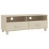 Mueble TV HAMAR madera de pino maciza marrón miel 106x40x40