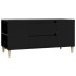 Mueble para TV madera contrachapada negro 102x44,5x50