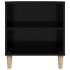 Mueble para TV madera contrachapada negro 102x44,5x50