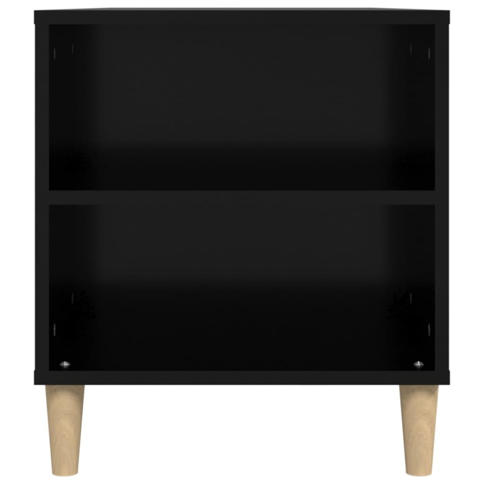 Mueble para TV madera contrachapada negro 102x44,5x50