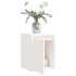 Armario de pared 2 uds madera maciza de pino blanco 30x30x40