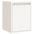 Armario de pared 2 uds madera maciza de pino blanco 30x30x40