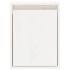 Armario de pared 2 uds madera maciza de pino blanco 30x30x40