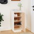Armario zapatero de madera maciza de pino blanco 35x35x80