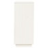 Armario zapatero de madera maciza de pino blanco 35x35x80