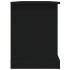 Mueble para TV madera contrachapada negro 99,5x35,5x48