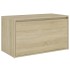 Banco pasillo madera de ingeniería roble Sonoma 80x40x45