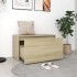 Banco pasillo madera de ingeniería roble Sonoma 80x40x45