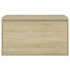 Banco pasillo madera de ingeniería roble Sonoma 80x40x45