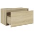 Banco pasillo madera de ingeniería roble Sonoma 80x40x45