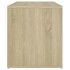 Banco pasillo madera de ingeniería roble Sonoma 80x40x45