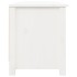 Banco zapatero madera maciza de pino blanco 110x38x45,5