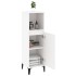 Armario de baño madera contrachapada blanco 30x30x100