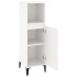 Armario de baño madera contrachapada blanco 30x30x100