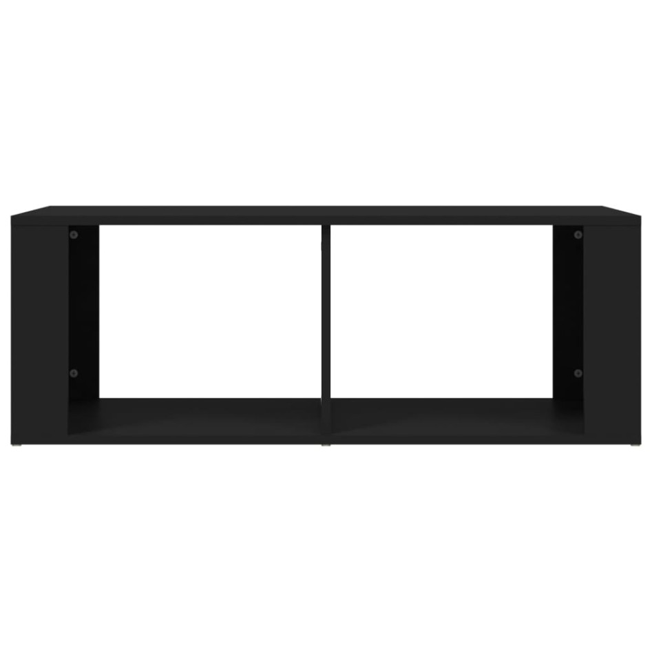 Mesa de centro madera contrachapada negro 100x50x36