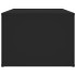 Mesa de centro madera contrachapada negro 100x50x36