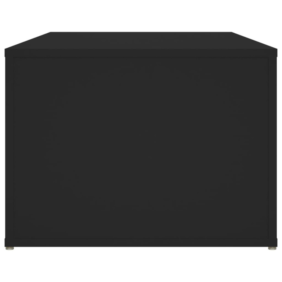 Mesa de centro madera contrachapada negro 100x50x36