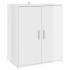 Mueble zapatero madera de ingeniería blanco brillo 60x35x70