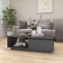 Mesa de centro de madera maciza de pino gris 110x50x33,5