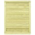 Puerta de valla de jardín madera pino impregnada 125x100