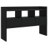 Aparador de madera contrachapada negro 105x30x70