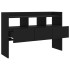Aparador de madera contrachapada negro 105x30x70