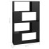 Estantería/divisor de espacios negro brillo 80x24x124,5