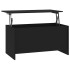 Mesa de centro madera de ingeniería negro 102x55,5x52,5