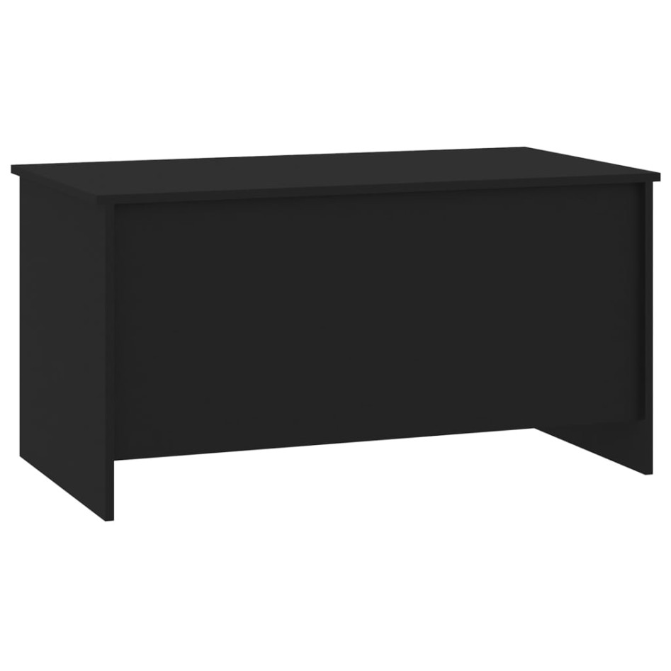 Mesa de centro madera de ingeniería negro 102x55,5x52,5