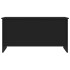 Mesa de centro madera de ingeniería negro 102x55,5x52,5