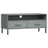 Mueble de TV con patas de metal OSLO madera maciza pino