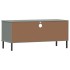 Mueble de TV con patas de metal OSLO madera maciza pino