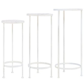 Set de soportes para plantas estilo vintage 3 uds metal