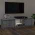 Mueble de TV con luces LED gris Sonoma 120x30x35,5