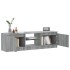 Mueble de TV con luces LED gris Sonoma 120x30x35,5