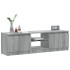 Mueble de TV con luces LED gris Sonoma 120x30x35,5