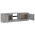 Mueble de TV con luces LED gris Sonoma 120x30x35,5