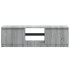 Mueble de TV con luces LED gris Sonoma 120x30x35,5