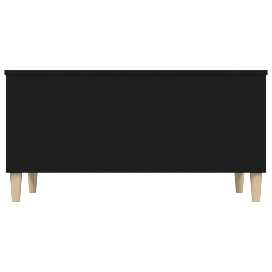 Mesa de centro madera contrachapada negro 90x44,5x45