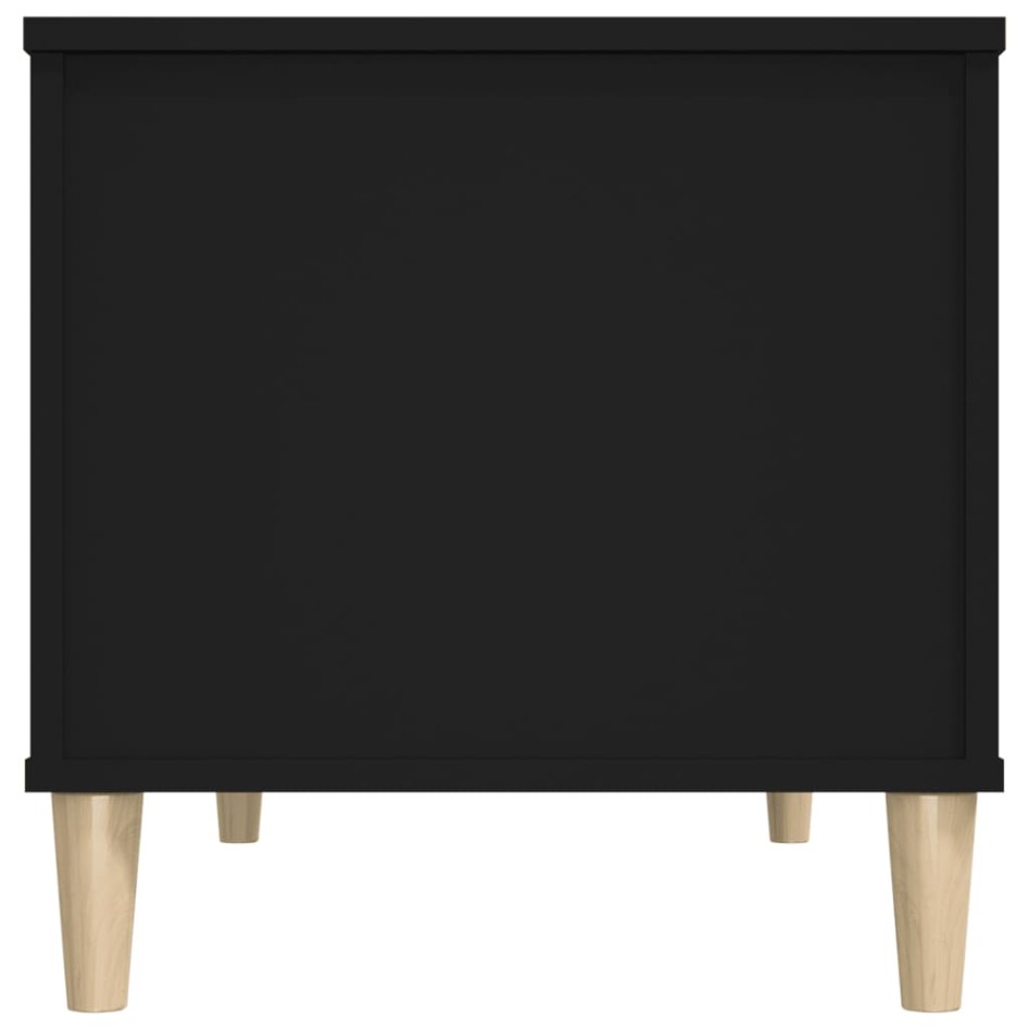 Mesa de centro madera contrachapada negro 90x44,5x45
