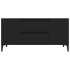 Mueble para TV madera contrachapada negro 102x44,5x50