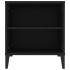 Mueble para TV madera contrachapada negro 102x44,5x50