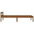 Estructura cama sin colchón madera pino marrón miel 100x200