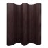 Biombo divisor bambú marrón oscuro 250x165