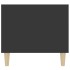 Mesa de centro madera contrachapada negro 90x49x45