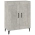 Aparador de madera contrachapada gris hormigón 69,5x34x90