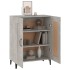 Aparador de madera contrachapada gris hormigón 69,5x34x90