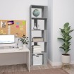 Estantería de madera contrachapada gris Sonoma 45x24x160 cm
