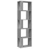 Estantería de madera contrachapada gris Sonoma 45x24x160