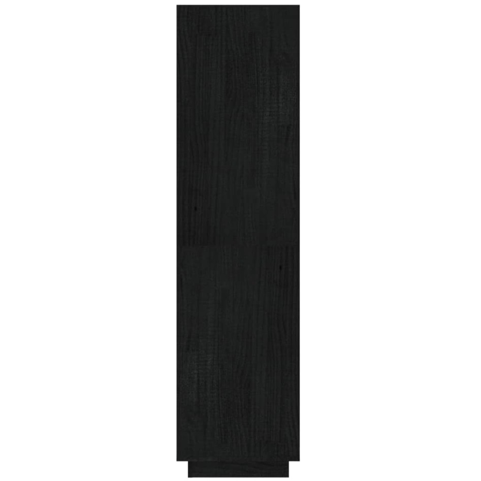 Estantería/divisor espacios madera de pino negro 40x35x135